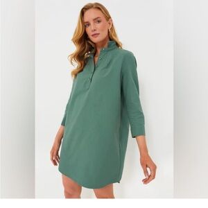 Tuckernuck Sage Green Shirt Dress